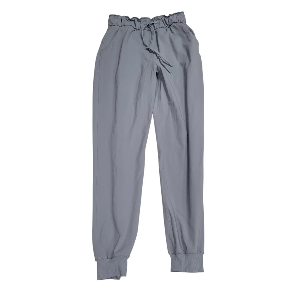 Lululemon On The Fly Jogger Grey Size 4 Tapered Athletic